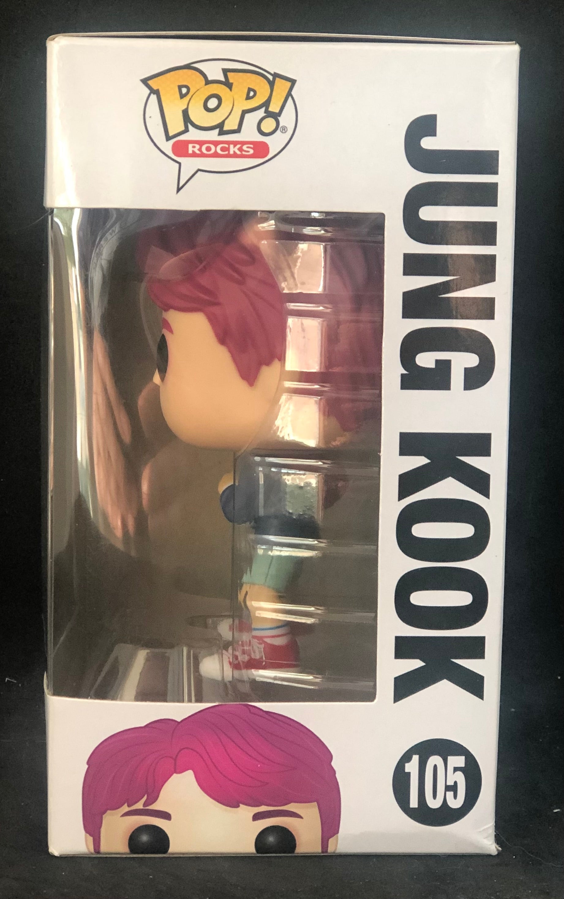 Funko POP! Rocks - BTS (Bangtang Boys) - Jung Kook (105) 'Small Box Damage'