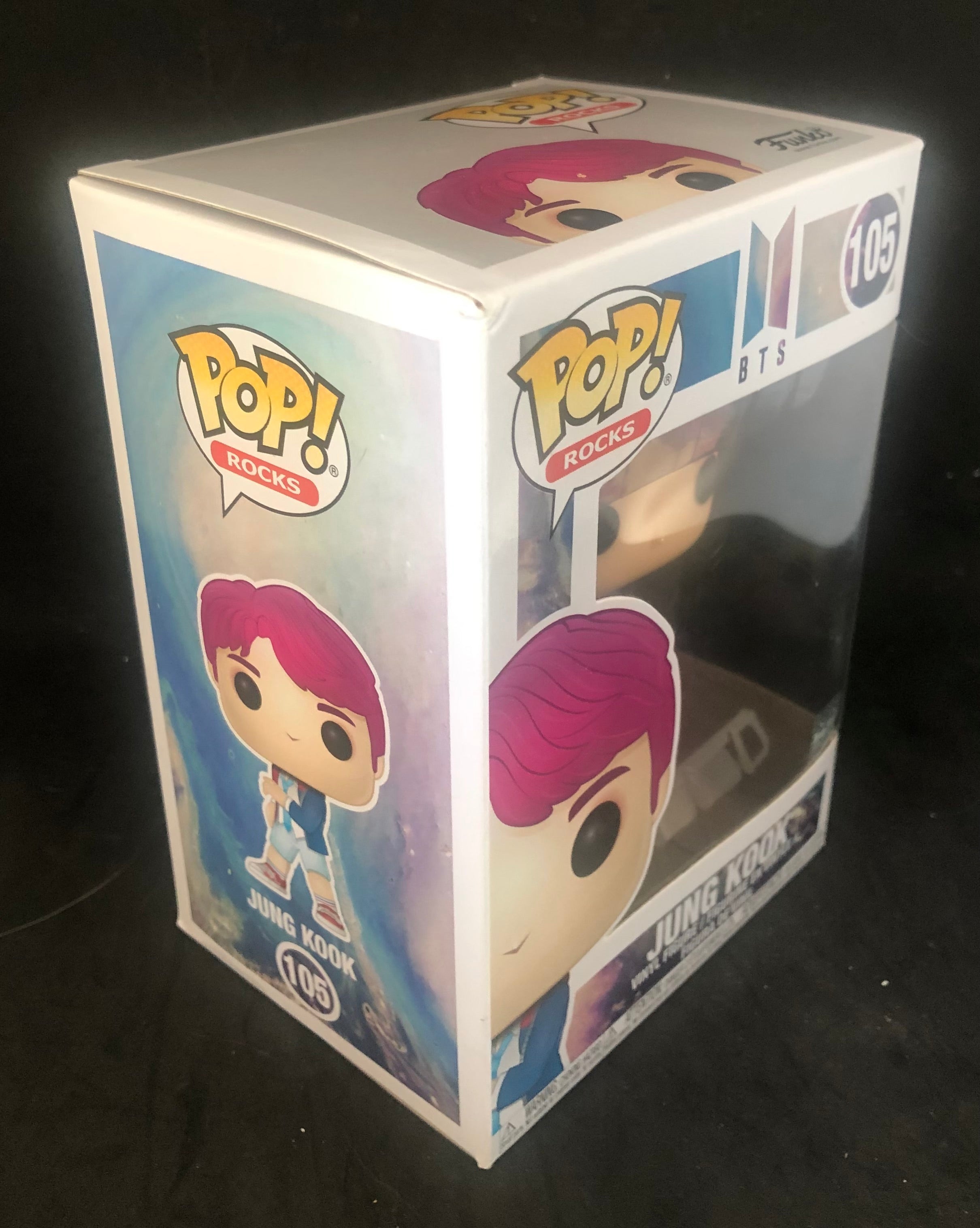 Funko POP! Rocks - BTS (Bangtang Boys) - Jung Kook (105) 'Small Box Damage'