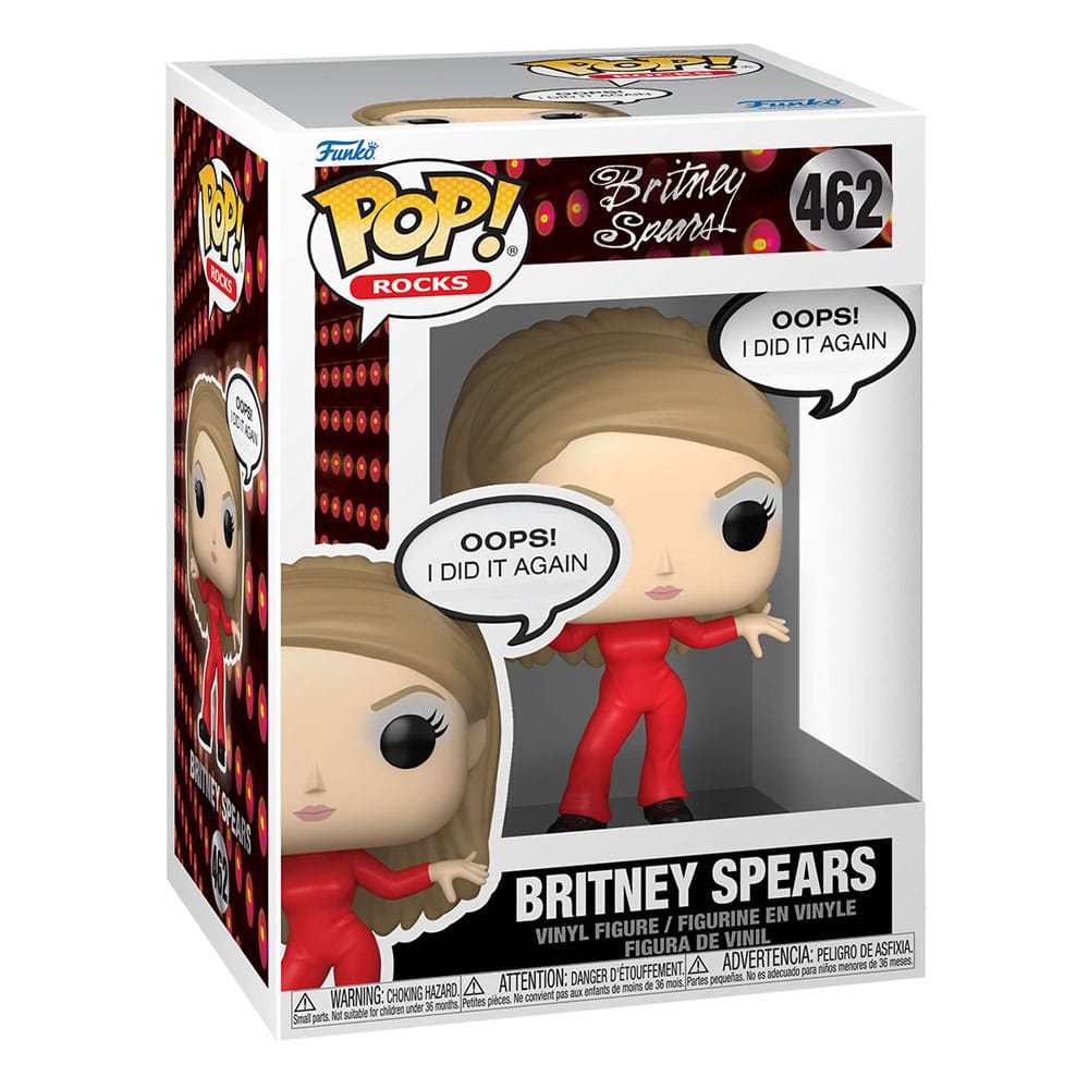 Funko POP! Rocks - Britney Spears - Britney Spears 'Oops ! I did it again' (462)
