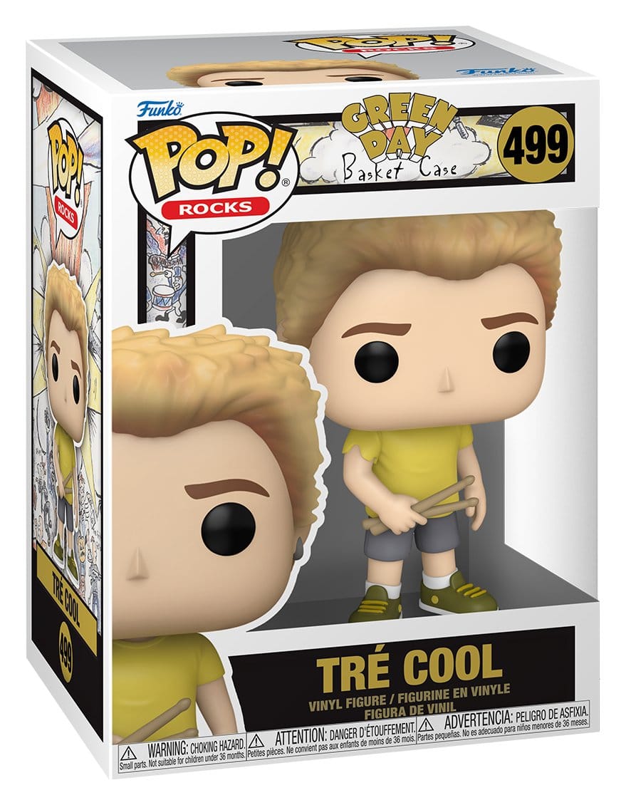 Funko POP! Rocks - Green Day, Basket Case - Tré Cool #499