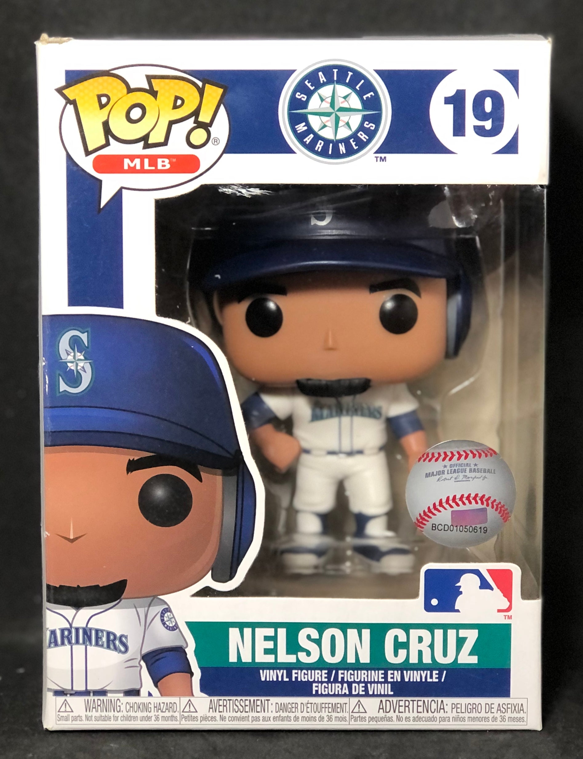 Funko POP! Sports - Baseball MLB - Nelson Cruz (Seattle Mariners) (19) 'Minor Box Damage'