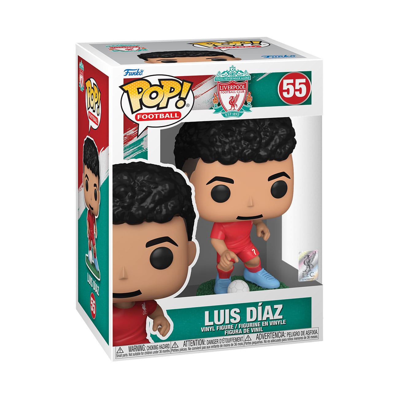 Funko POP! Sports - Football, Liverpool F.C. - Luis Diaz #55