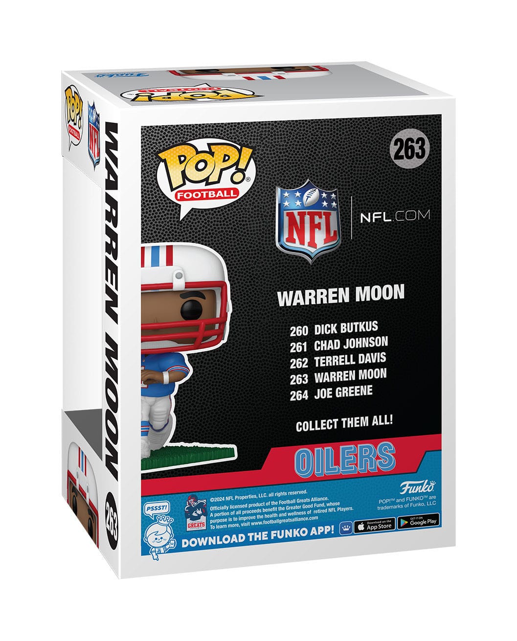 Funko POP! Sports - NFL Football - Warren Moon (Houston Oilers) #263