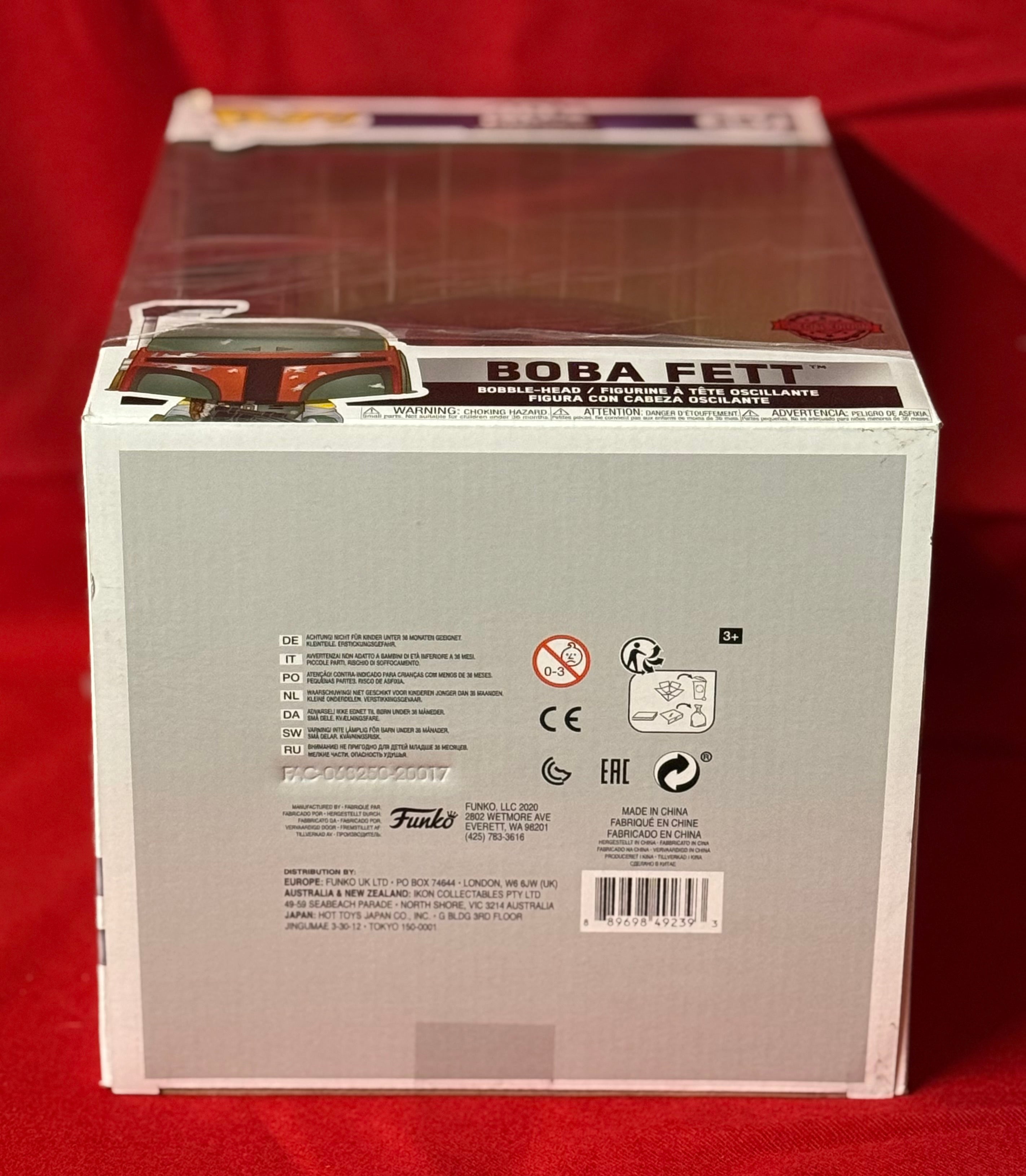 Funko POP! Star Wars - Star Wars, The Empire Strakes Back - Boba Fett 10" (367) Exclusive "Small Box Damage"