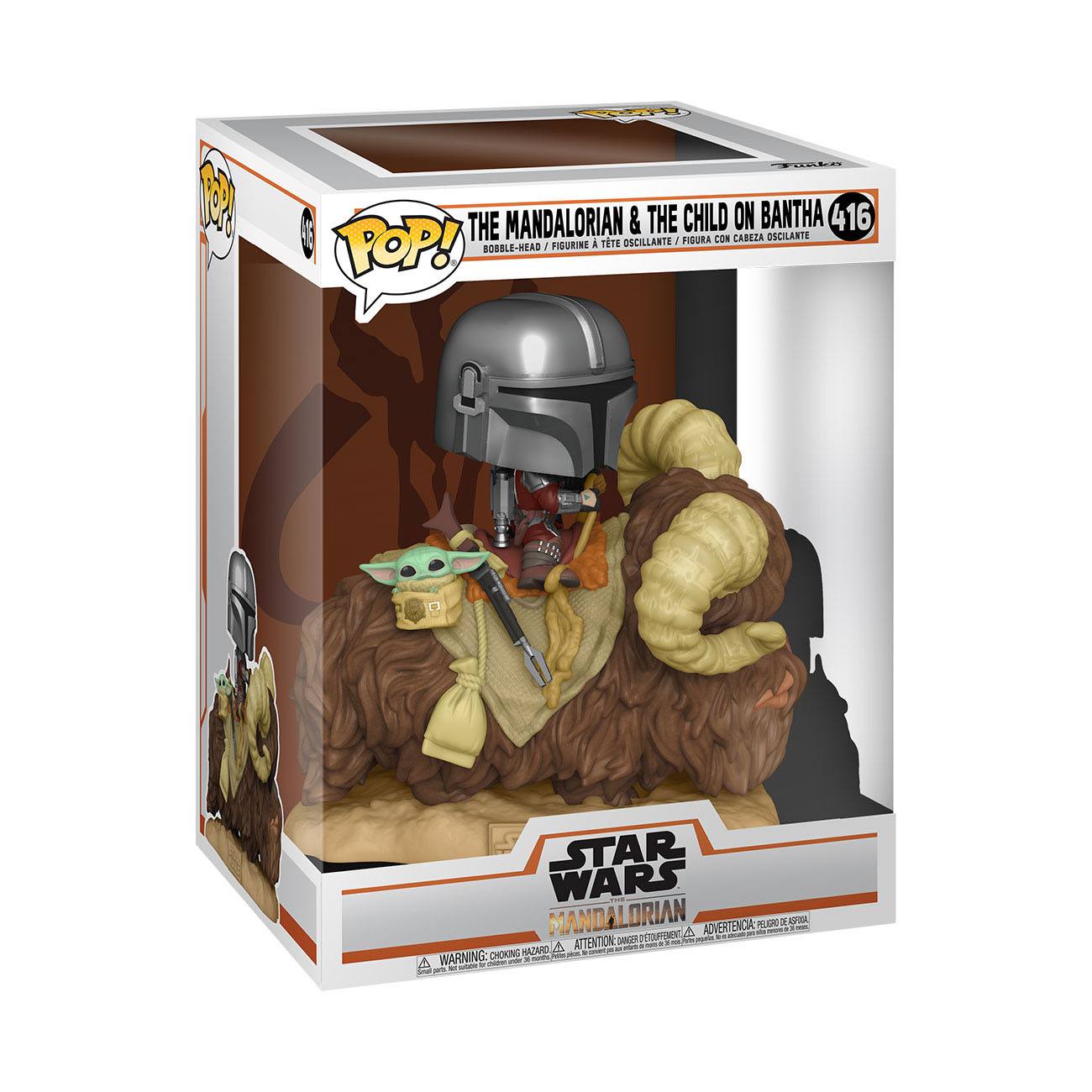 Funko POP! Star Wars - The Mandalorian - The Mandalorian & The Child on Bantha (416)