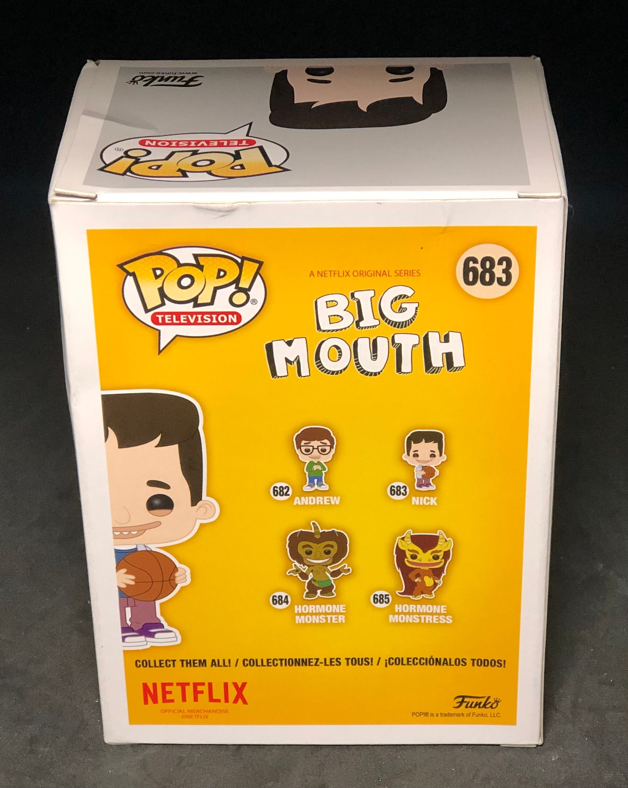 Funko POP! Television - Big Mouth - Nick (683) 'Damaged Packaging'