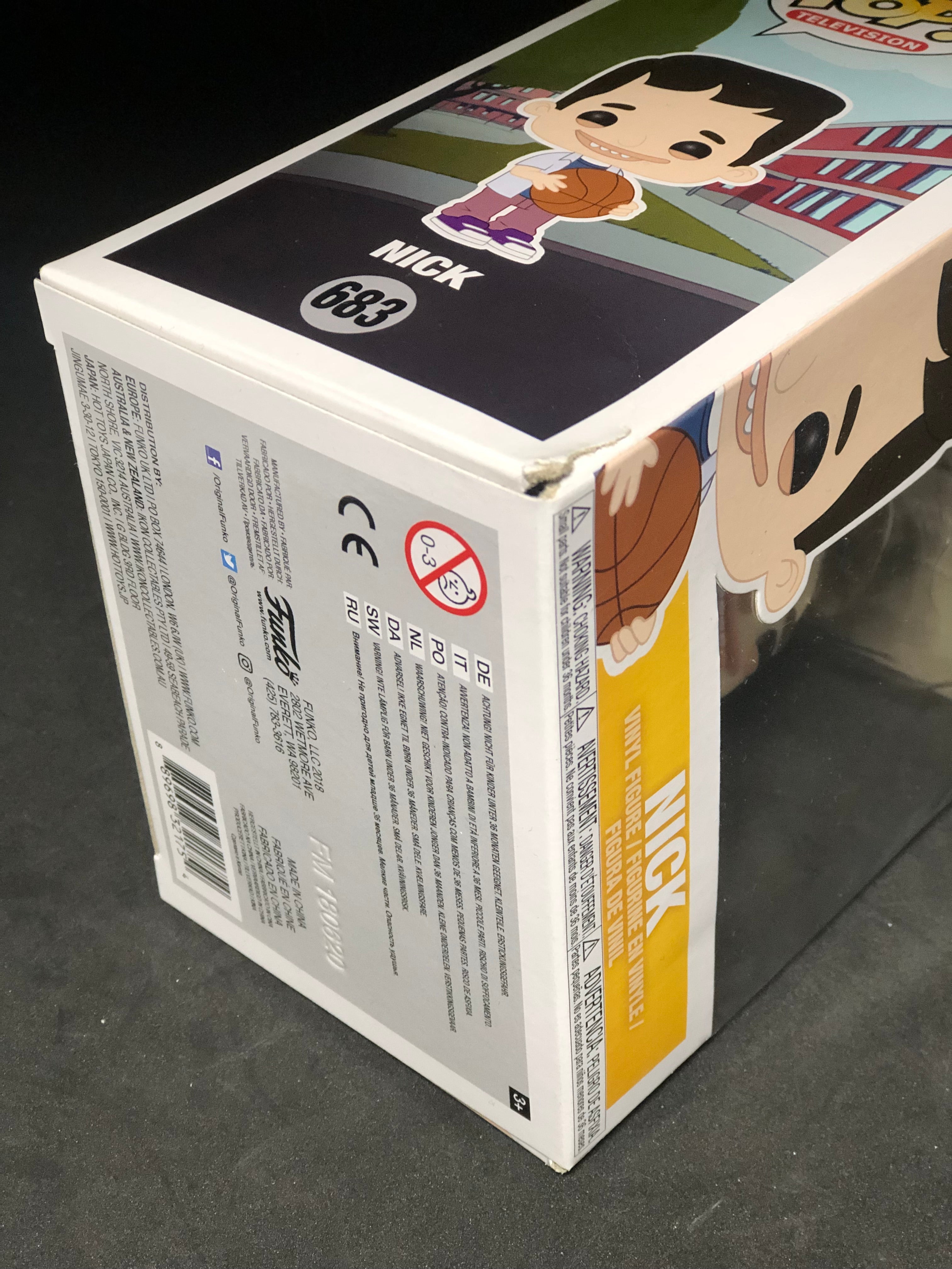 Funko POP! Television - Big Mouth - Nick (683) 'Damaged Packaging'