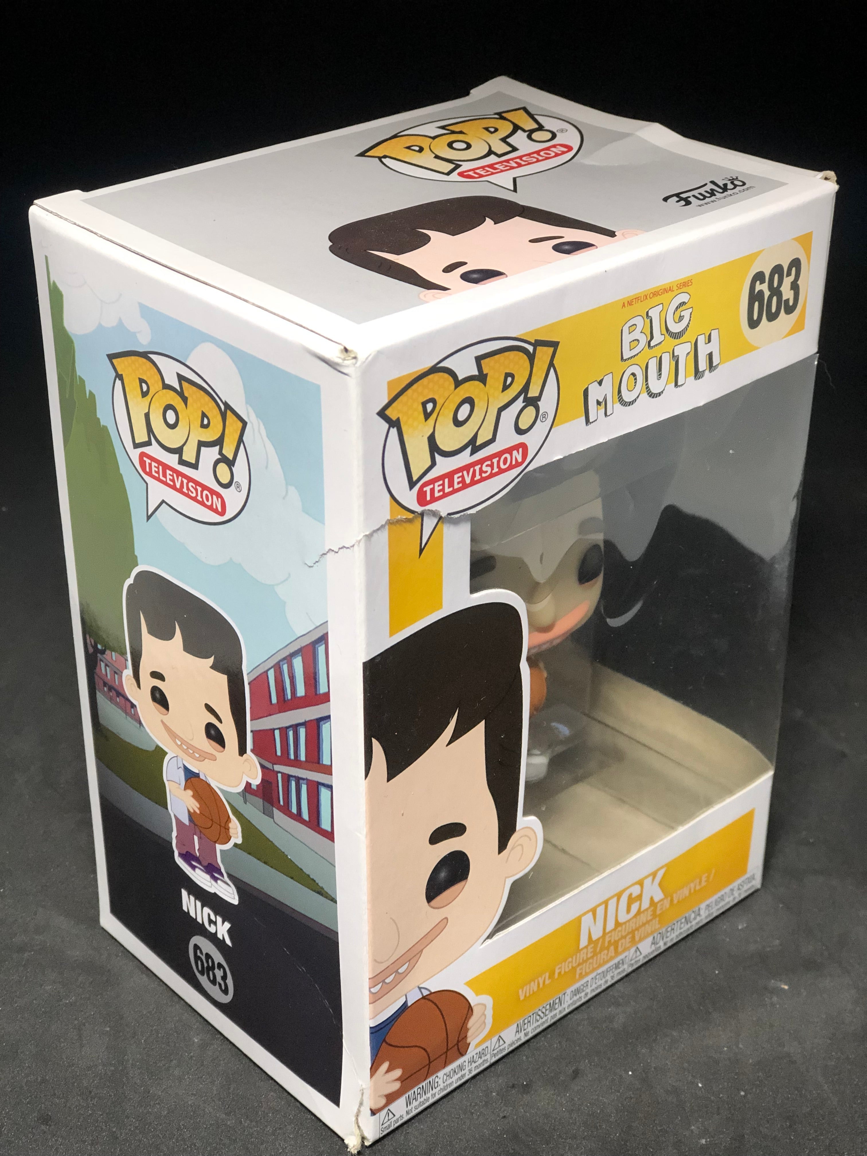 Funko POP! Television - Big Mouth - Nick (683) 'Damaged Packaging'