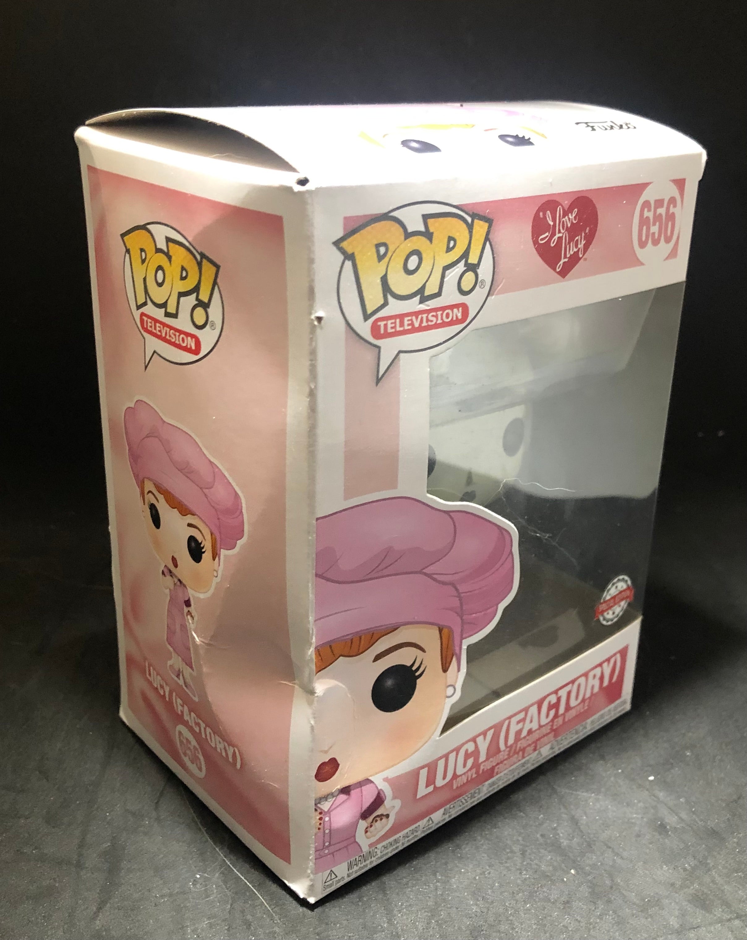 Funko POP! Television - I Love Lucy - Lucy (B/W) (Factory) (656) Exclusive 'Box Damage'
