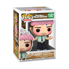 PRE-ORDER : Funko POP! Television - Parks & Recreation - Andy Dwyer as Princess Rainbow Sparkle (1147)