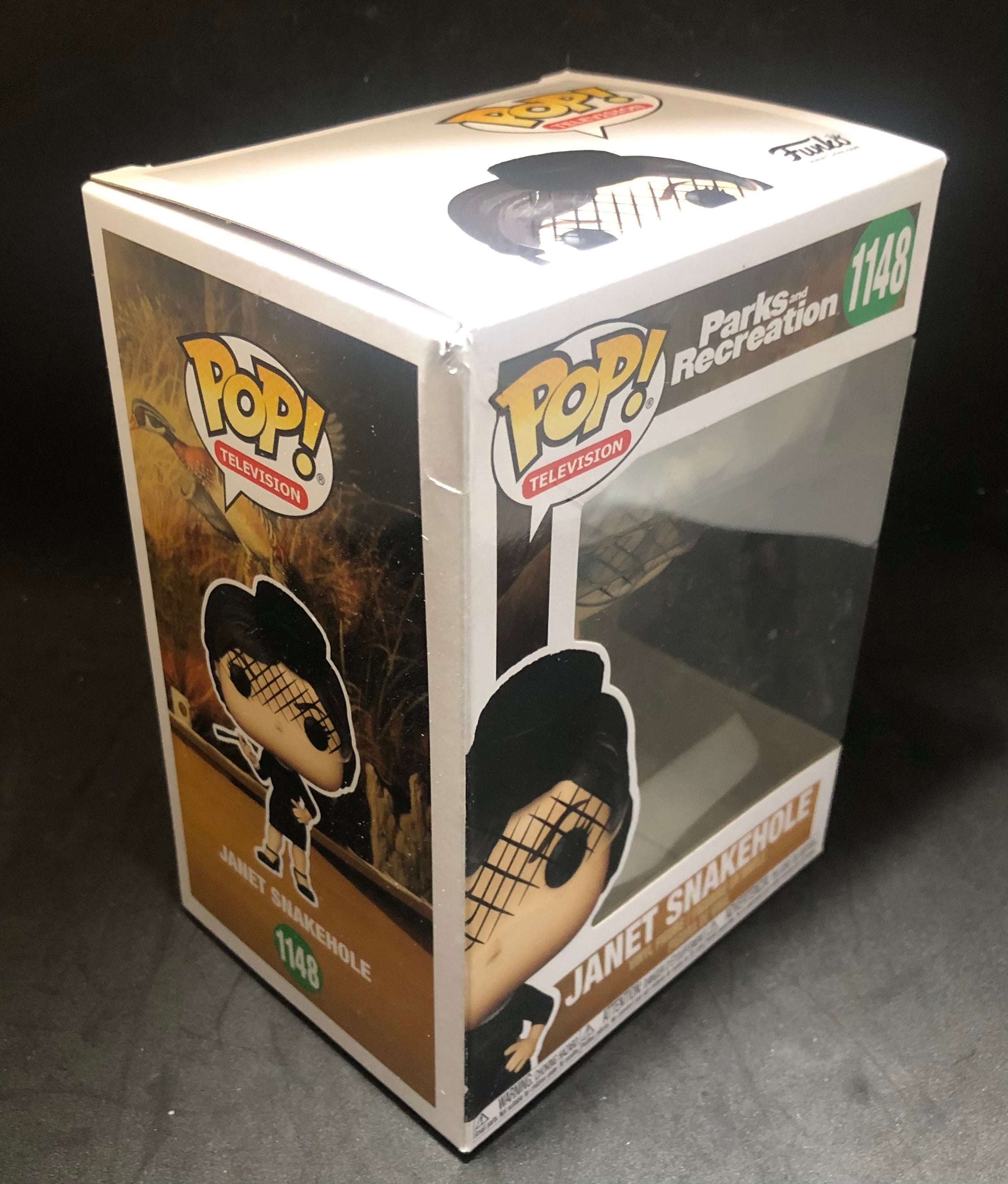 Funko POP! Television - Parks & Recreation - Janet Snakehole (1148) 'Small Box Damage'