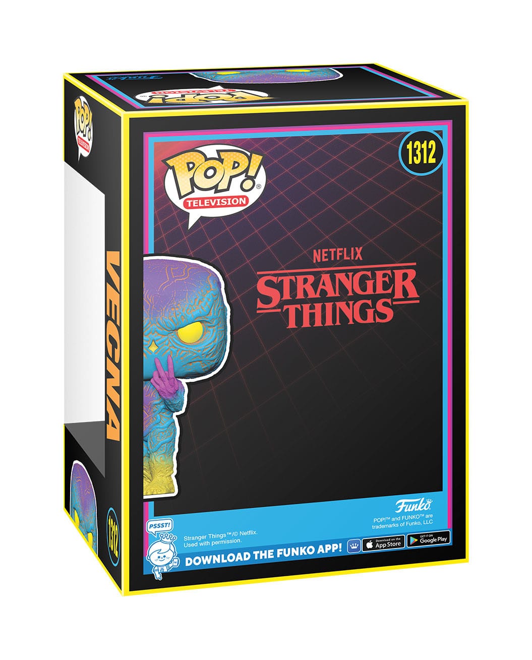 Funko POP! Television - Strangers Things - Vecna (Blacklight) (1312) Exclusive