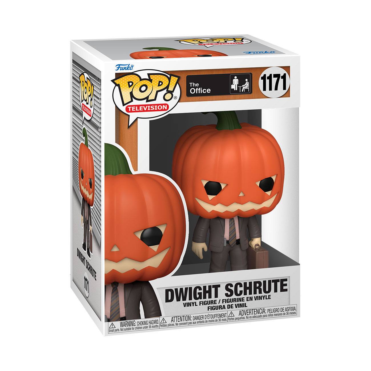 Funko POP! Television - The Office - Dwight Schrute w/ Pumpkinhead  (1171)