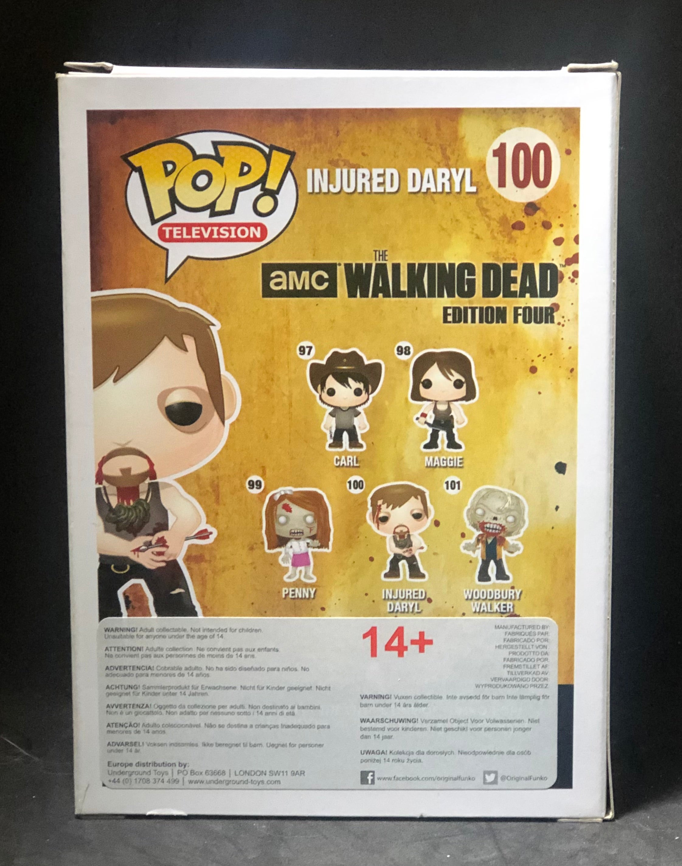 Funko POP! Television - The Walking Dead - Injured Daryl Dixon (100) Box Damage