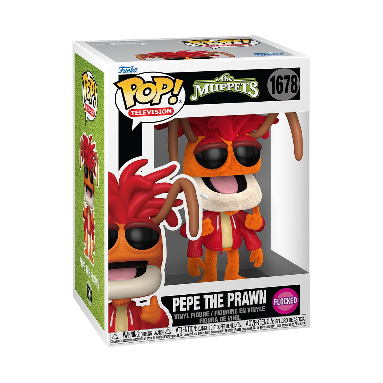 Funko POP! Television – The Muppets – Pepe The Prawn (Flocked) #1678