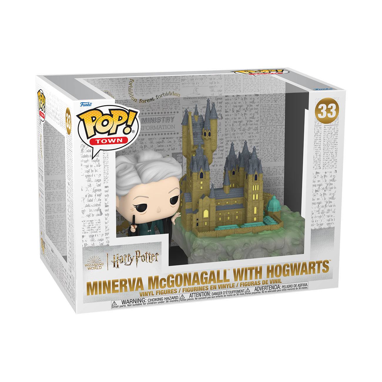Funko POP! Town - Harry Potter 'Chamber of Secrets 20th Anniversary' - Minerva McGonagall w/ Hogwarts (33)