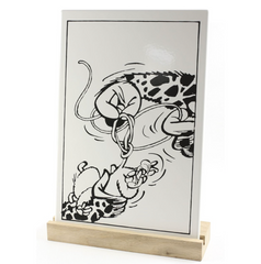 GRAND VINGTIÈME Enamel signs - Marsupilami : Baby Marsupilami (Set of 4) (Limited & Numbered)