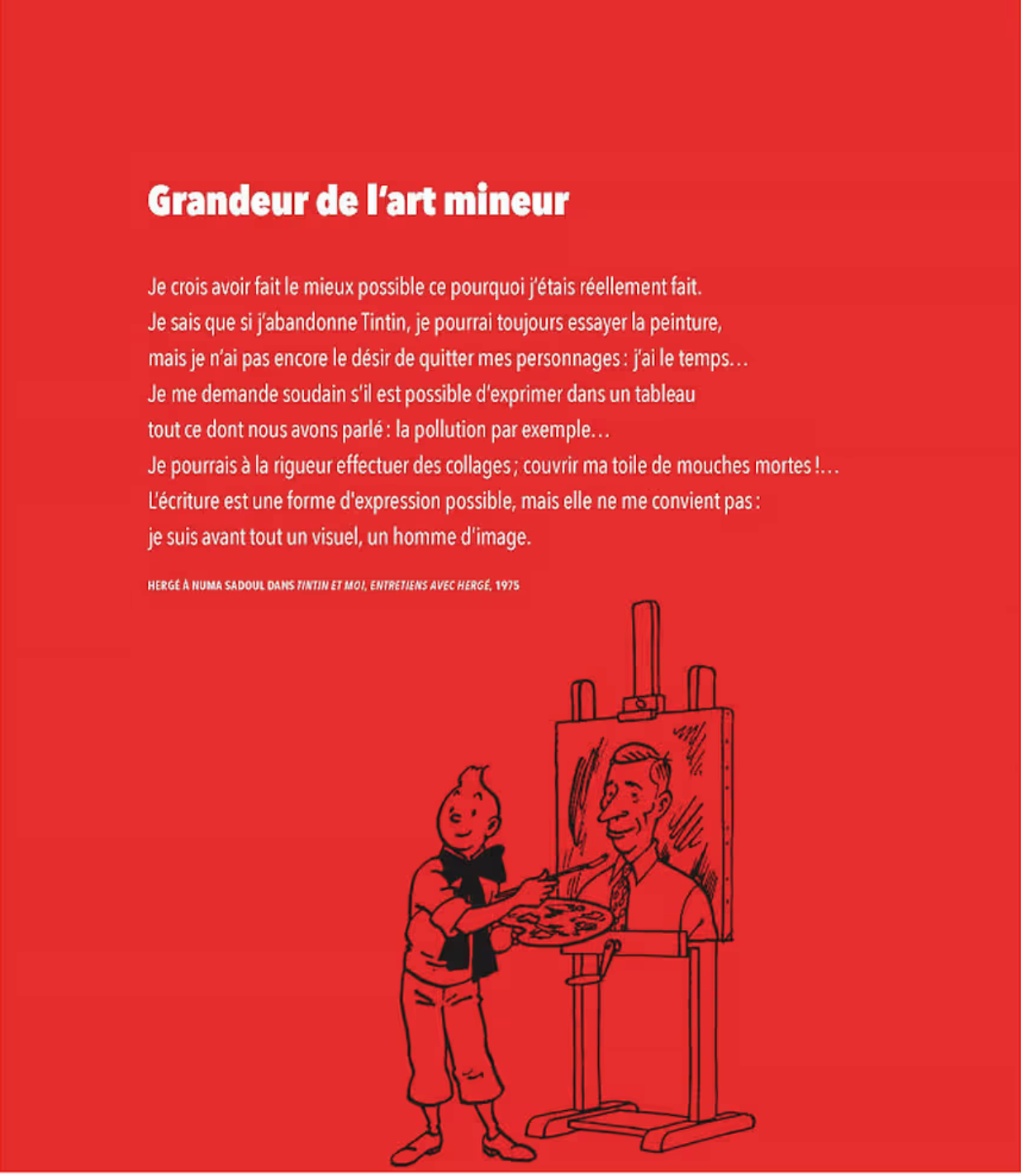 Hergé – Exhibition Catalogue (Grand Palais) – Hardcover