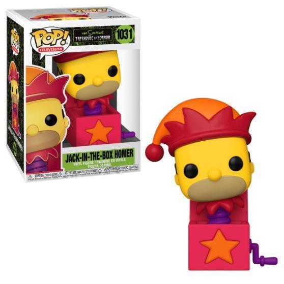 Funko POP! Television - The Simpsons, Treehouse of Horror - Jack-In-The-Box Homer (1031)