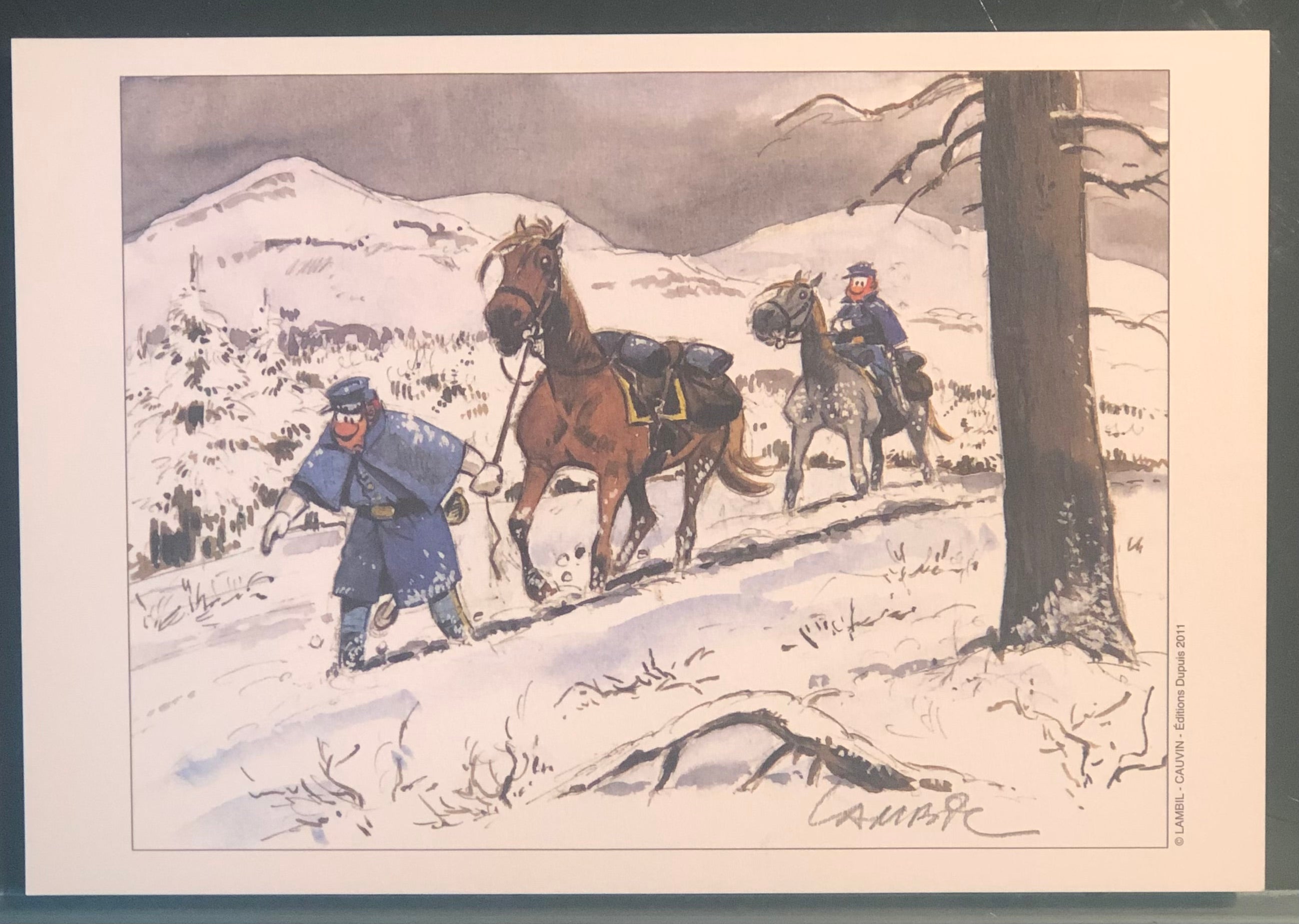 COMICS Ex-libris : The Bluecoats / Les Tuniques Bleues / De Blauwbloezen (Lambil)
