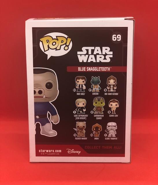 Funko POP! Star Wars - Blue Snaggletooth (69) Exclusive DAMAGED PACKAGING