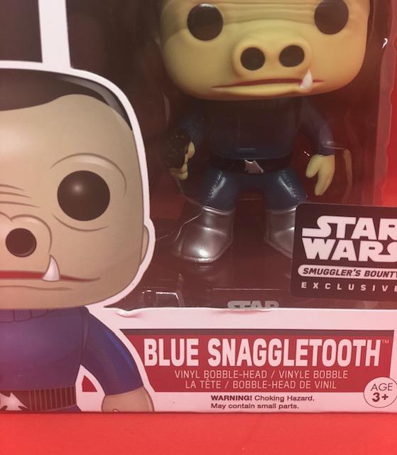 Funko POP! Star Wars - Blue Snaggletooth (69) Exclusive DAMAGED PACKAGING