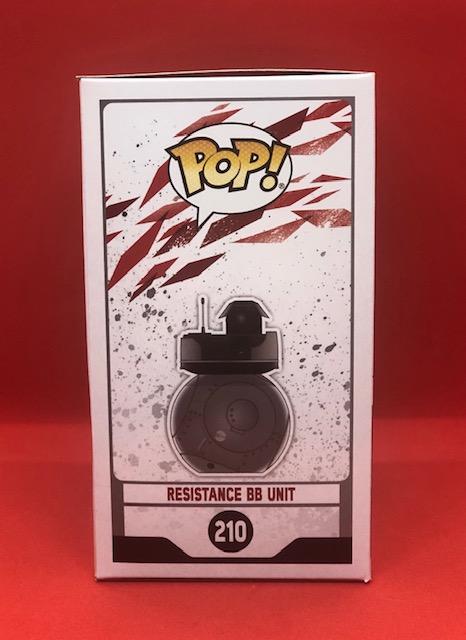 Funko POP! Star Wars - Episode VIII - Resistance BB Unit (210) Exclusive DAMAGED PACKAGING