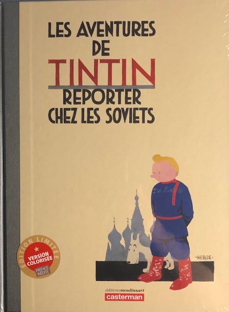 Tintin / Kuifje - Livre - Les Aventures de Tintin 'Reporter chez les Soviets' (Luxe) (FR)