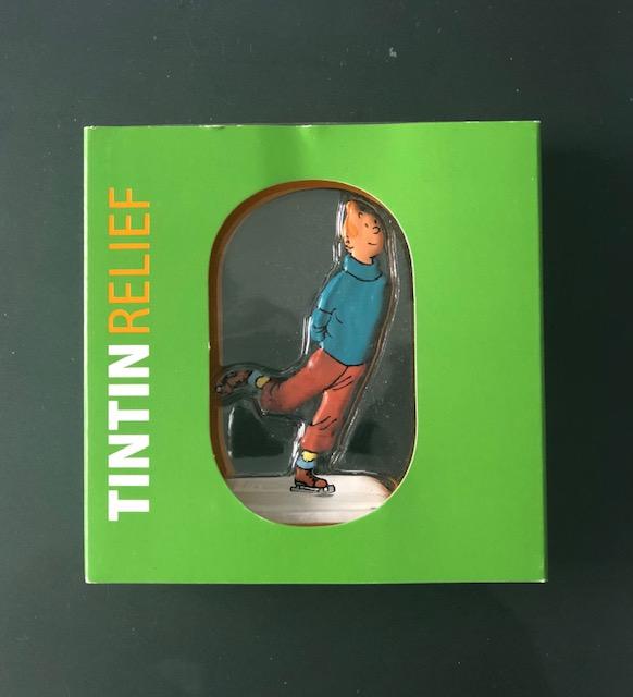 Moulinsart - Tintin / Kuifje - Patineur / Ice Skating / IJsschaatsen (6cm)