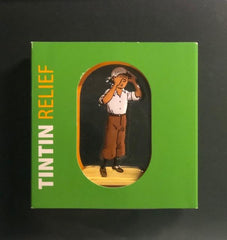 Moulinsart - Tintin / Kuifje - Tintin scans the desert (Album :The Crab w/ the Golden Claws) (6cm)