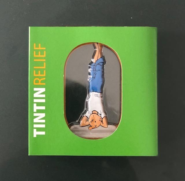 Moulinsart - Tintin / Kuifje - Tintin Doing Yoga (Tintin and the Picaros) (6cm)