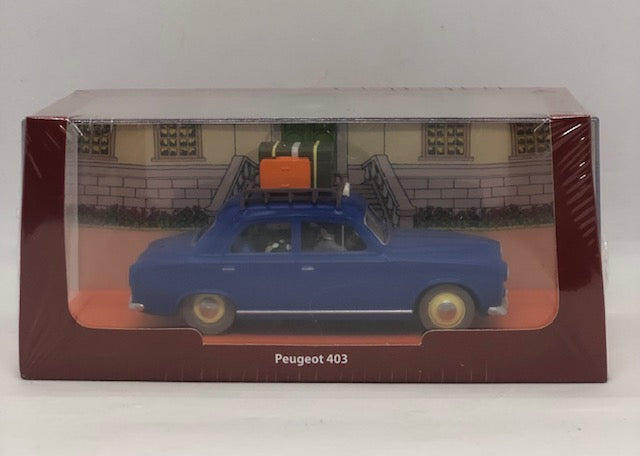 Tintin / Kuifje - Tintin's Cars 1/43 - The taxi of Marlinspike Hall (Peugeot 403) (14cm)