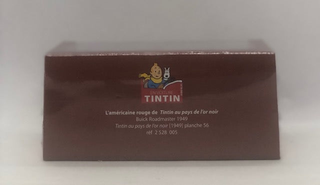 Tintin / Kuifje - Tintin's Cars 1/43 - The Red Buick (Buick Roadmaster) (14cm)