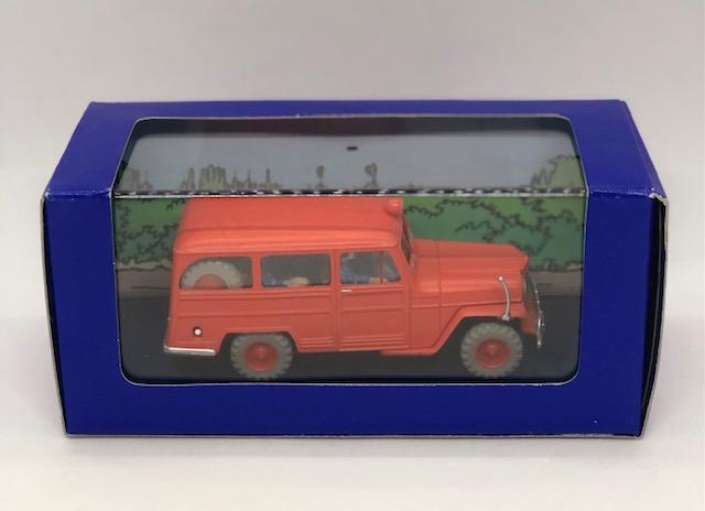 Tintin / Kuifje - Tintin's Cars 1/43 - The Firemen's Jeep (Willys-Overland Jeep °1950) (15cm)