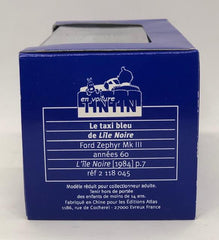 Tintin / Kuifje - Tintin's Cars 1/43 - The Blue Taxi (Ford Zephyr Mk III) (15cm)