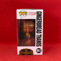 Funko POP! Marvel - Holiday - Gingerbread Thanos (951) Exclusive 'Small Damage Box'