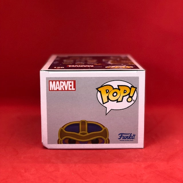 Funko POP! Marvel - Holiday - Gingerbread Thanos (951) Exclusive 'Small Damage Box'
