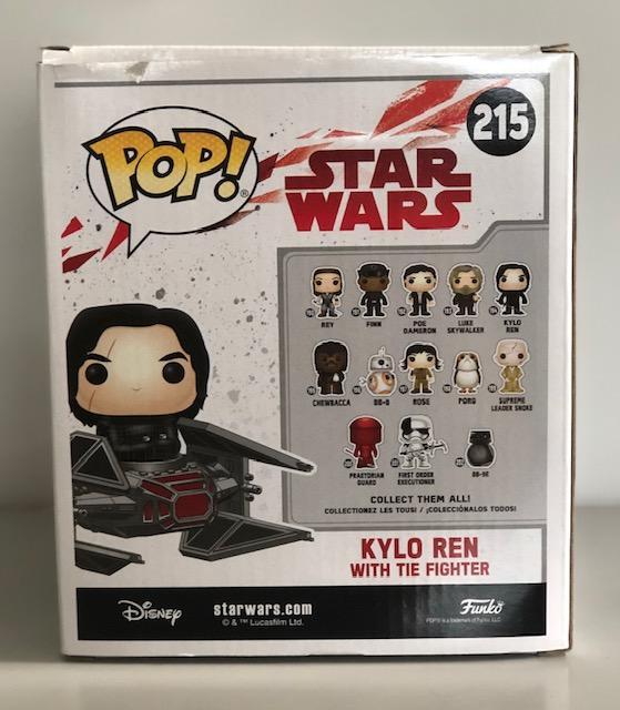 Funko Pop! Star Wars - Episode Viii Kylo Ren With Tie Fighter (215) Damaged Packaging Figurines