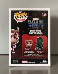 Funko Pop! Games - Marvel Future Fight Sharon Rogers (As Captain America) (335) Damaged Packaging