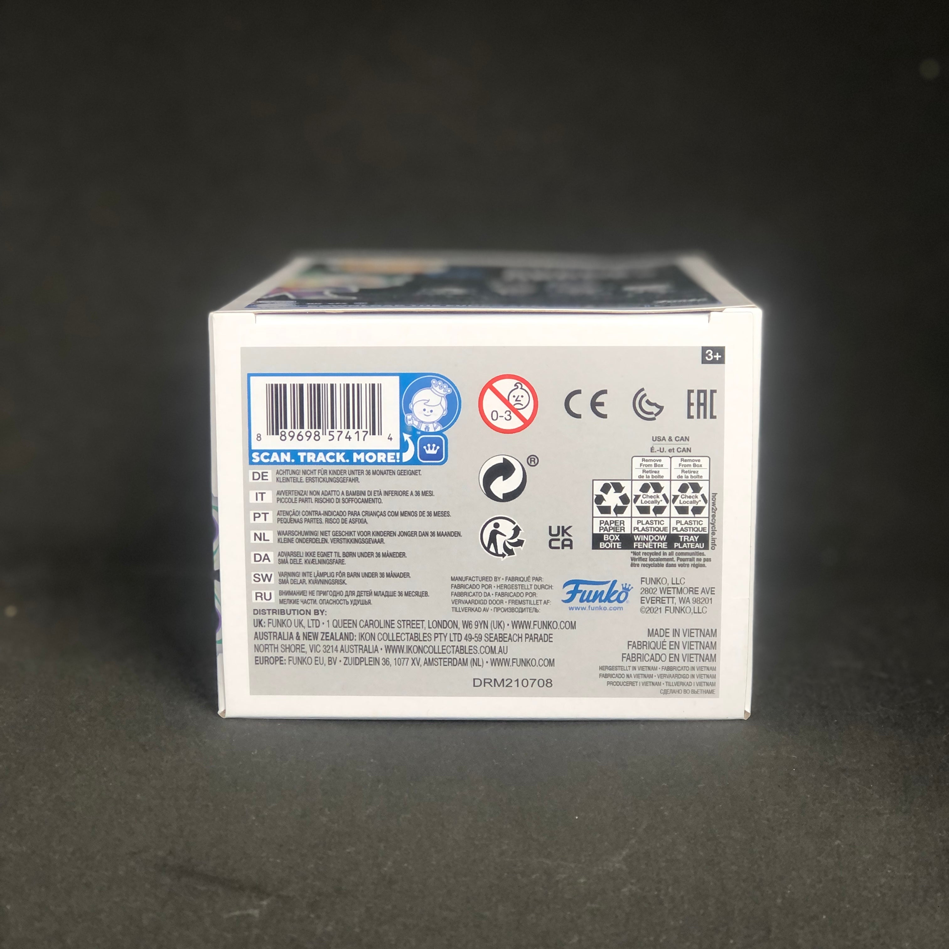 Funko POP! Heroes - Dia De Los DC - The Joker (414) Small Box Damage