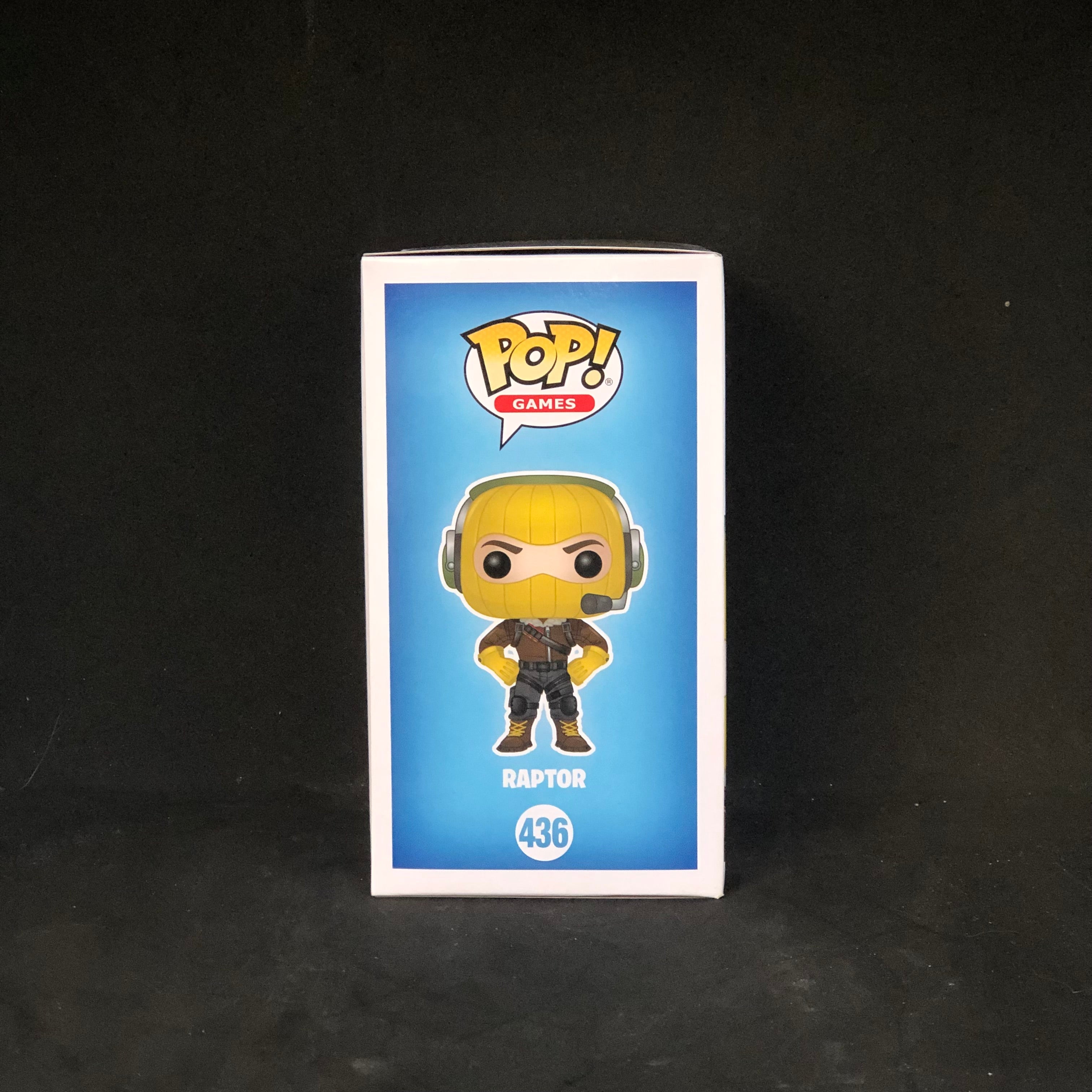 Funko POP! Games - Fortnite - Raptor (436) 'Small Box Damage'