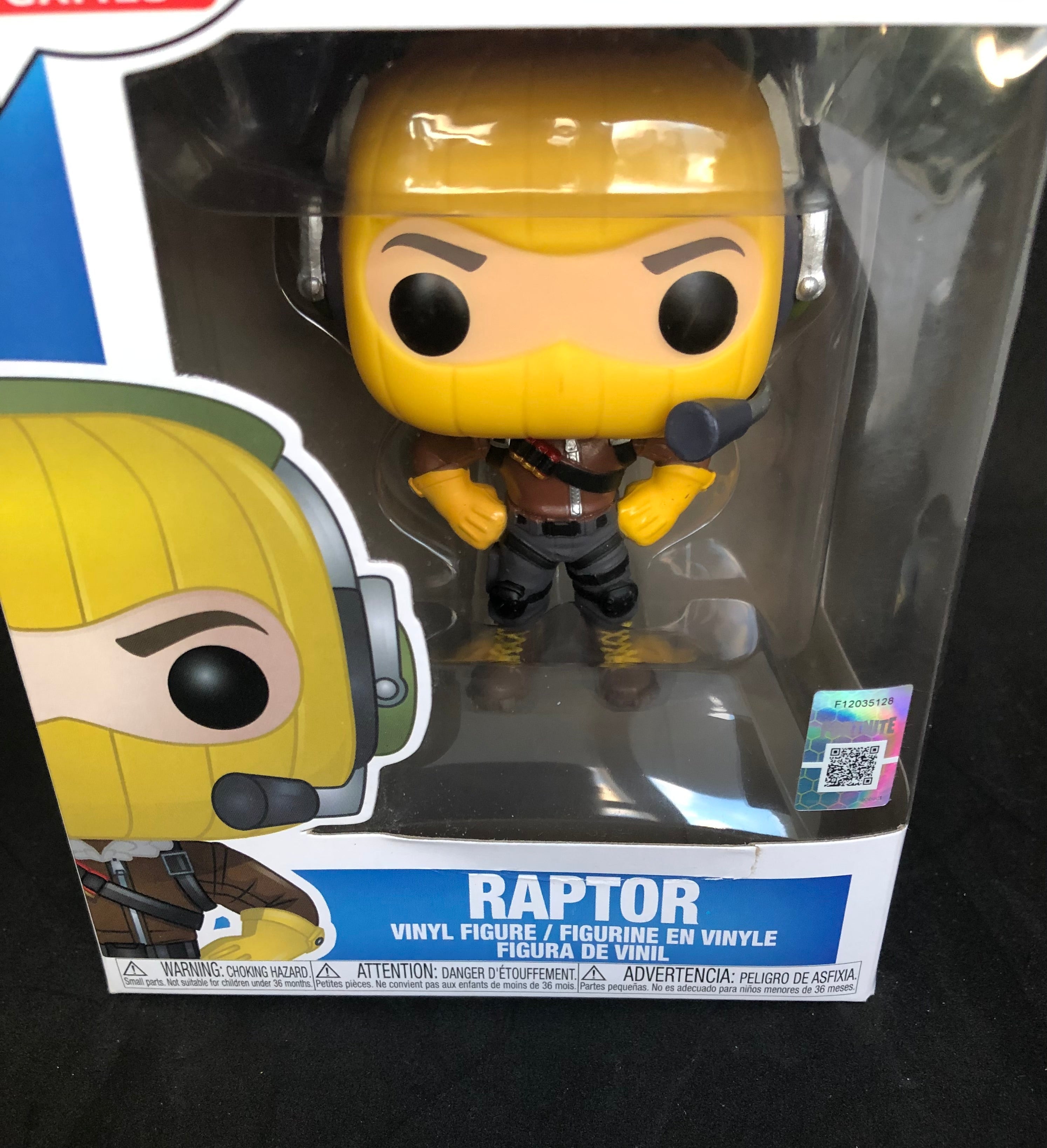 Funko POP! Games - Fortnite - Raptor (436) 'Small Box Damage'