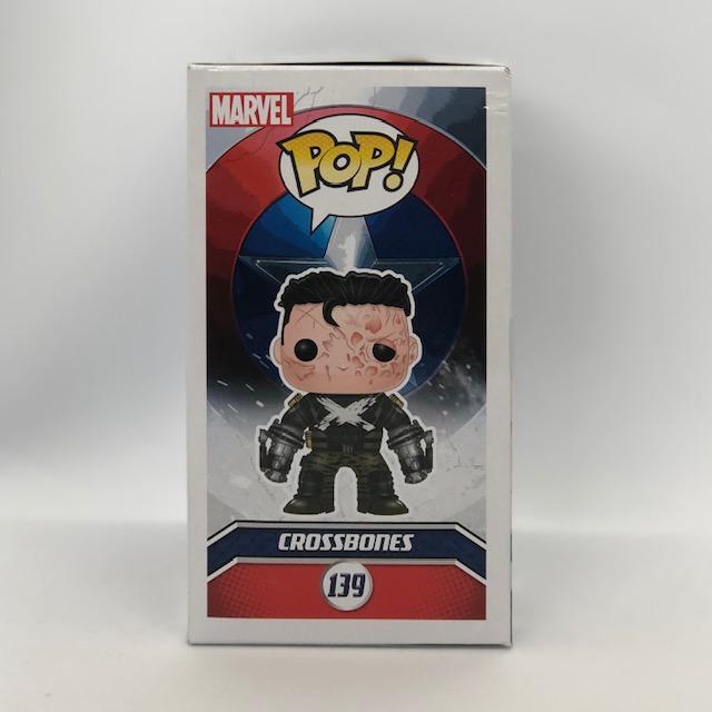 Funko Pop! Marvel - Captain America Civil War Crossbones (Unmasked) (139) Damaged Packaging