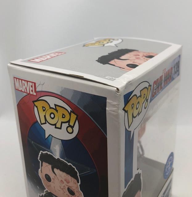 Funko Pop! Marvel - Captain America Civil War Crossbones (Unmasked) (139) Damaged Packaging