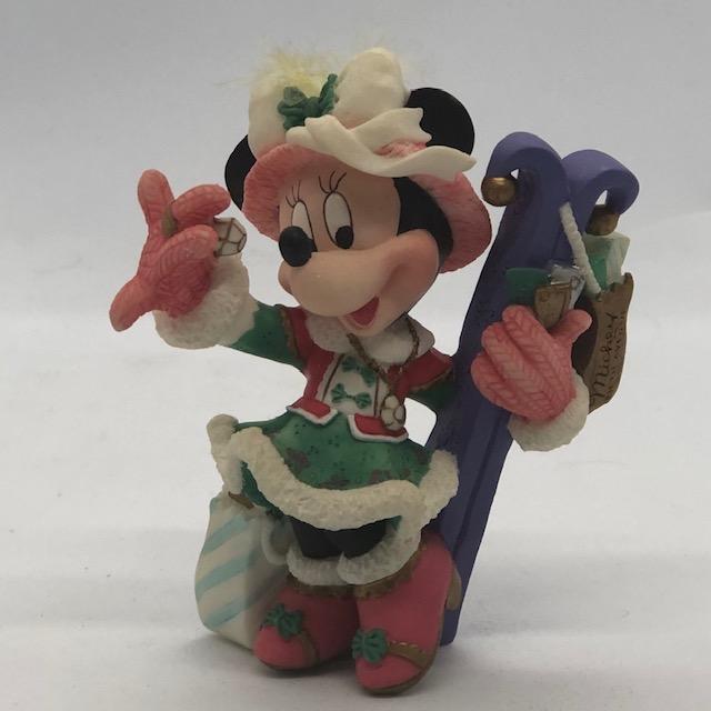 Disney Mickey & Co. - Minnie Mouse - Minnie Shopping "Charging down the slopes" (8 cm)