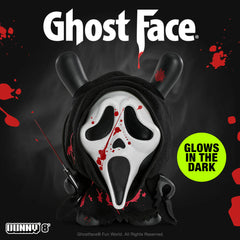 KIDROBOT Vinyl Figure - Dunny Art Toy, Scream : Ghost Face, Bloody Edition (GITD) (20cm) Exclusive