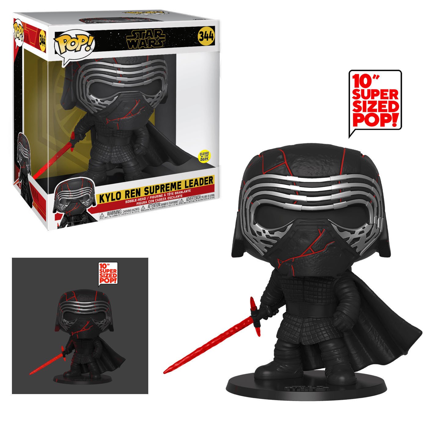 Funko Pop! Star Wars - Rise Of Skywalker (Episode 9) Kylo Ren Supreme Leader 10 (Gitd) (344)
