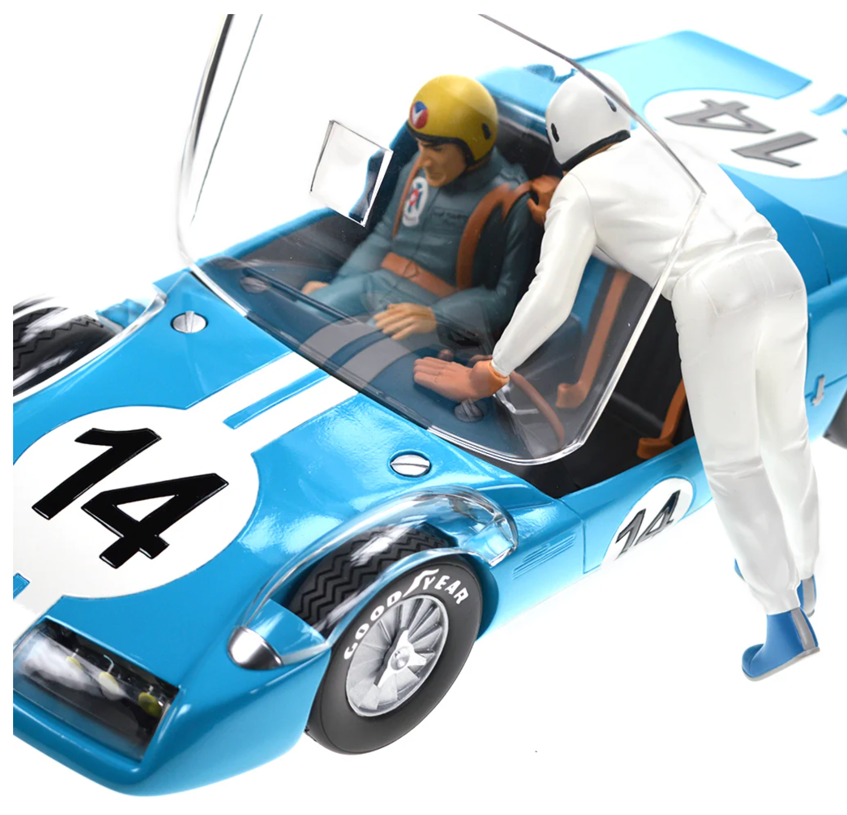 LEBLON-DELIENNE Resin Statue - Michel VAillant : Sport Proto N°14 (35cm) (Limited & Numbered)