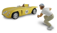 LEBLON-DELIENNE Resin Statue - Michel Vaillant : Vaillante Le Mans '57 (35cm) (Limited & Numbered)