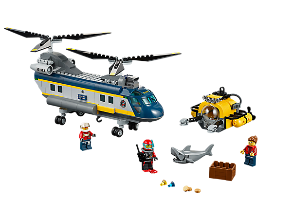 LEGO - City, Deep Sea Helicopter (60093)